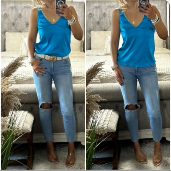 New๐ GENERATION LOVE v cut chain camisole - Picture 2 of 14